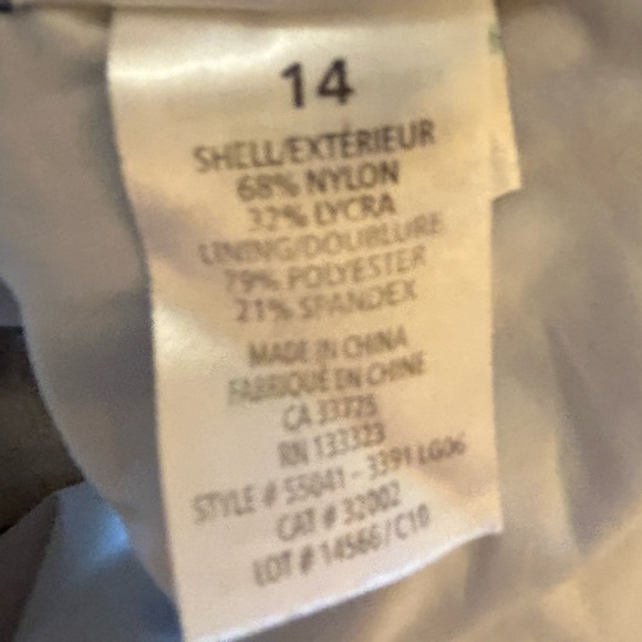 Lea Gottlieb blue gray flowers swim tankini Size UK 14 (size M or S) - Picture 7 of 8